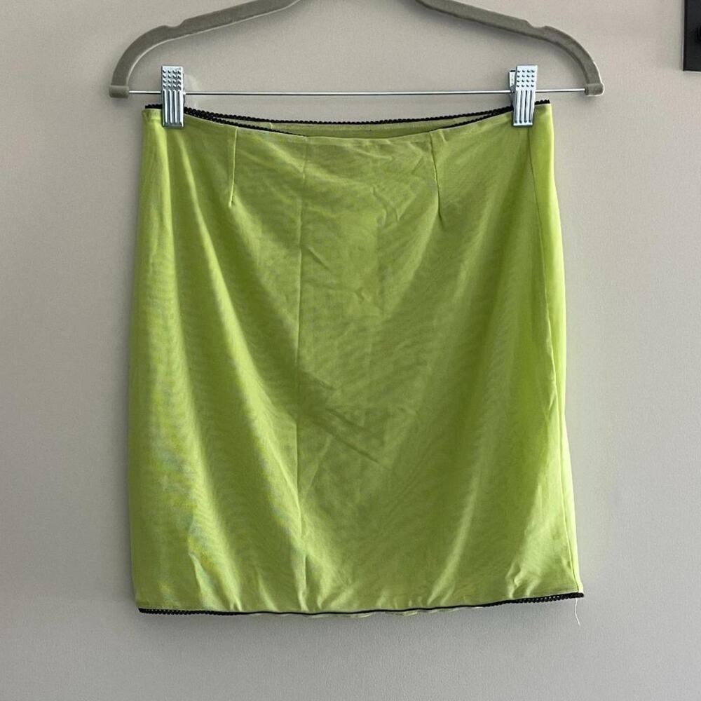 Green Apple Mini Mesh Skirt